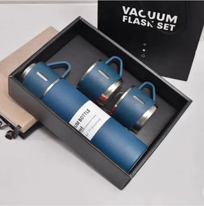 TERMO DE ACERO INOXIDABLE CON TAZAS