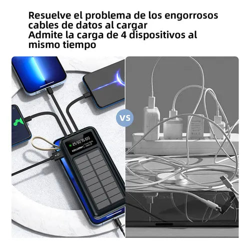 POWER BANK CON PANEL SOLAR