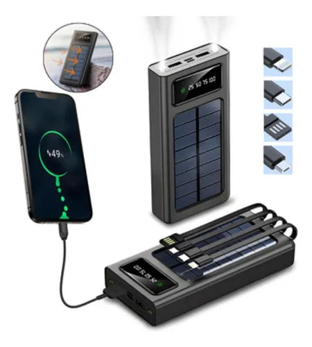 POWER BANK CON PANEL SOLAR
