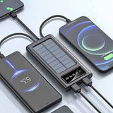 POWER BANK CON PANEL SOLAR